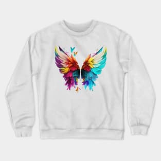 Colorful wings Crewneck Sweatshirt